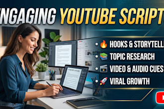 write engaging script for youtube video