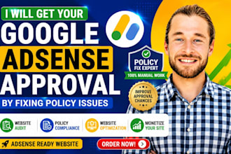 get your google adsense approval by fixing policy issues