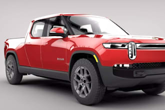 convert your car concept to 3d model using blender, car model  for game,gtav car