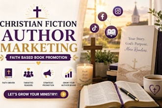 be christian fiction author marketing, faith based book promotion
