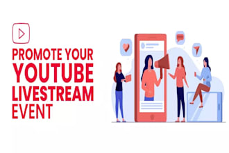 promote youtube live video marketing to gain live viewers