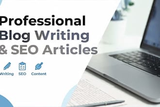write seo blog posts ,articles and website content