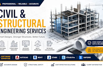 provide professional civil and structural engineering services