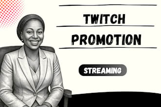 do organic twitch channel promotion to grow live viewers and reach affiliate