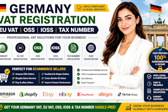 do germany vat registration eu vat oss ioss tax number for amazon shopify