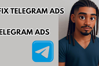 setup telegram ads, fix telegram ads, fix ads destination