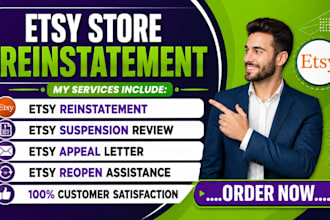 do etsy reinstatement write etsy appeal letter to reopen etsy suspension