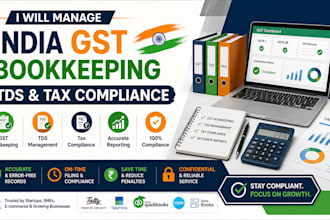 manage india gst bookkeeping tds and tax compliance