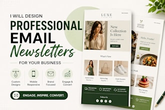 design professional newsletter for your business