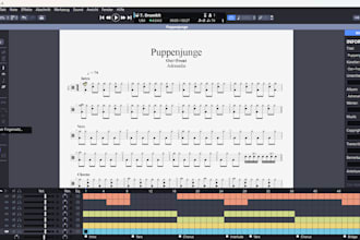 turn your song into a professional guitar pro file