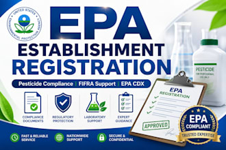 register your epa establishment and company for pesticide business