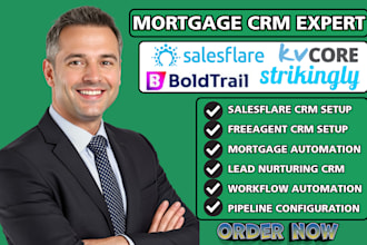 do salesflare strikingly kvcore boldtrail freeagent CRM mortgage ghl automation