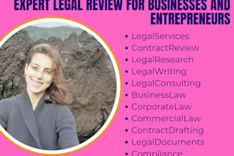 review your legal contracts and legal documents