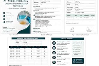 prepare microbiology laboratory documents and sops