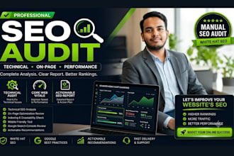 do professional website SEO audit with technical analysis