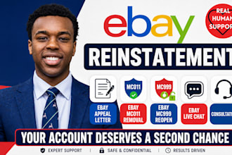 reopen permanent suspended ebay seller account remove ebay mc011 ebay mc999