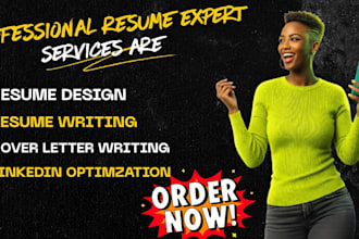 write and design an executive resume and linkedin profile