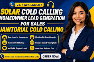 solar cold calling homeowner lead generation for sales janitorial cold caliing