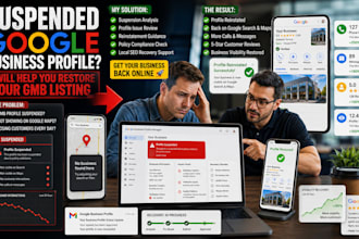 fix and restore your suspended google business profile