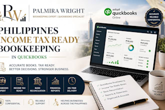 prepare philippines income tax ready bookkeeping in quickbooks