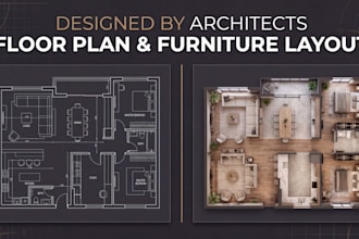 design a professional floor plan and furniture layout