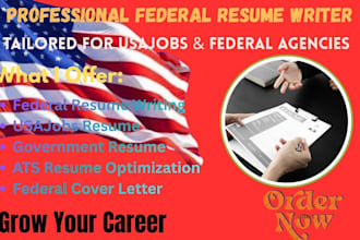 prepare a complete USA jobs federal application package