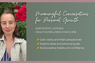 be your accountability and personal development coach