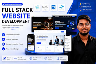 custom ai website development as full stack developer