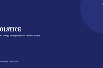 design a professional pitch deck presentation