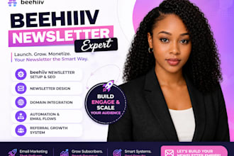 setup beehiiv newsletter redesign beehive website design beehive landing page