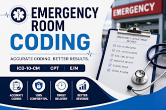 provide accurate emergency room medical coding