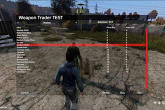 setup custom mods for dayz server, setup coding, scripting and bug fix for dayz