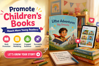 be childrens book  promotion kids book instagram book launch marketing