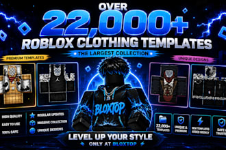 give 22,000 high quality premium roblox clothes
