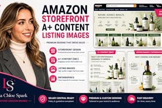 design amazon storefront, premium amazon storefront, amazon brand store design