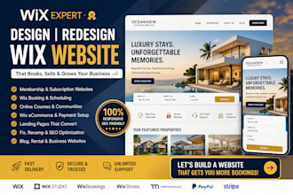do wix membership website vacation website insurance website wix booking website