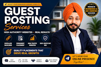publish sponsored guest posts on real websites
