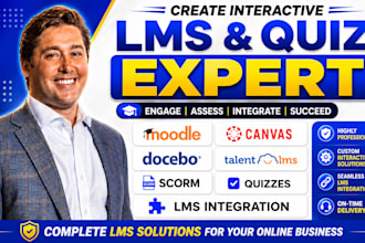 create interactive moodle canvaslms docebo talentlms quizzesand lms integration