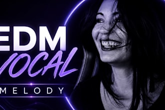 record female edm vocals and toplines for melodic techno and house track