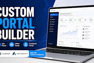 build a custom job portal, client portal or customer portal for your business