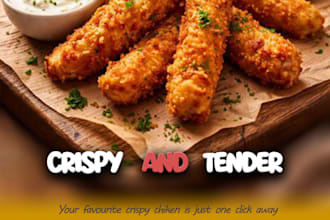design professional food poster restaurant banner