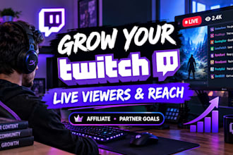 do twitch and kick live stream to reach affiliate or partner