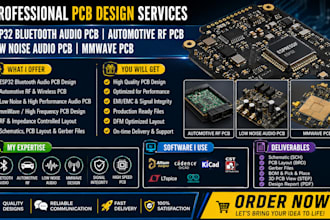design esp32 bluetooth audio pcb, automotive rf pcb, low noise audio pcb, mmwave