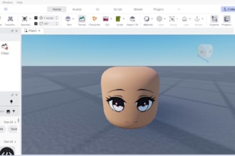 create 3d roblox ugc bundle, roblox dynamic head, roblox bundle