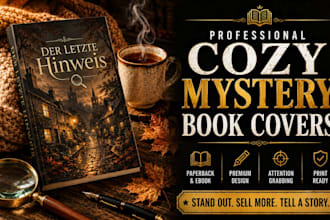 craft a trend driven cozy mystery book cover