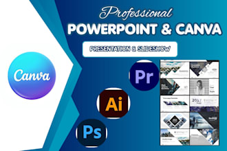 design canva presentation, slideshow, promo video and canva video