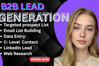 provide b2b lead generation, linkedin lead for german and eu