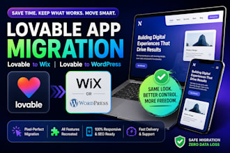 lovable app migration expert lovable to wix lovable to wordpress