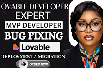 lovable expert lovable app developer lovable bug fixing lovable mvp developement