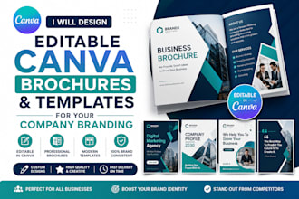 design canva template canva brochure canva editable for your company
